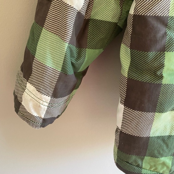 Mini Boden Kids Jacket 5-6 Green All Weather Force Lined Waterproof Snow Anorak - Picture 12 of 13